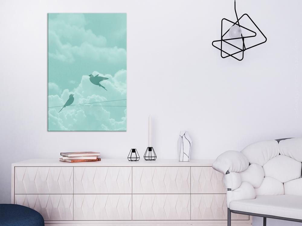 Canvas Print - Shadow of Flight (1 Part) Vertical