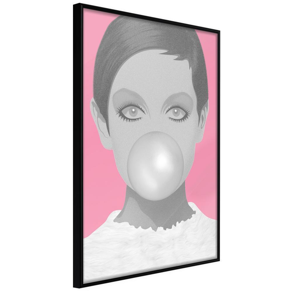 Wall Decor Portrait - Twiggy-artwork for wall with acrylic glass protection