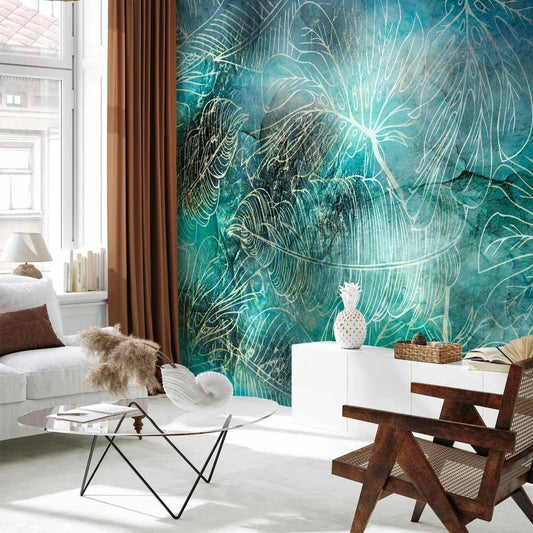 Wall Mural - Turquoise Vegetation