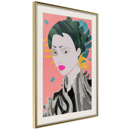 Wall Decor Portrait - Geisha-artwork for wall with acrylic glass protection