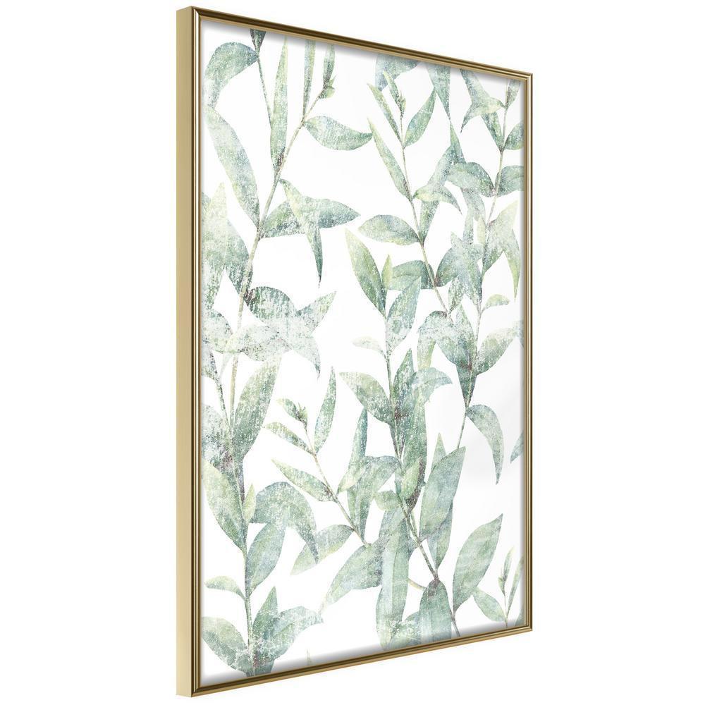 Botanical Wall Art - Sheer Batiste-artwork for wall with acrylic glass protection
