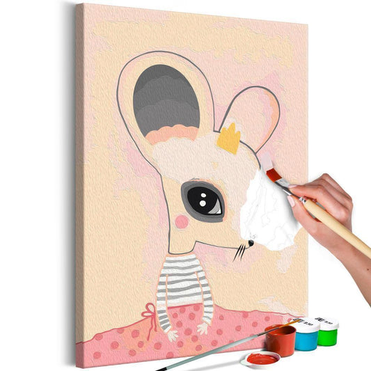 Start learning Painting - Paint By Numbers Kit - Ashamed Mouse - new hobby