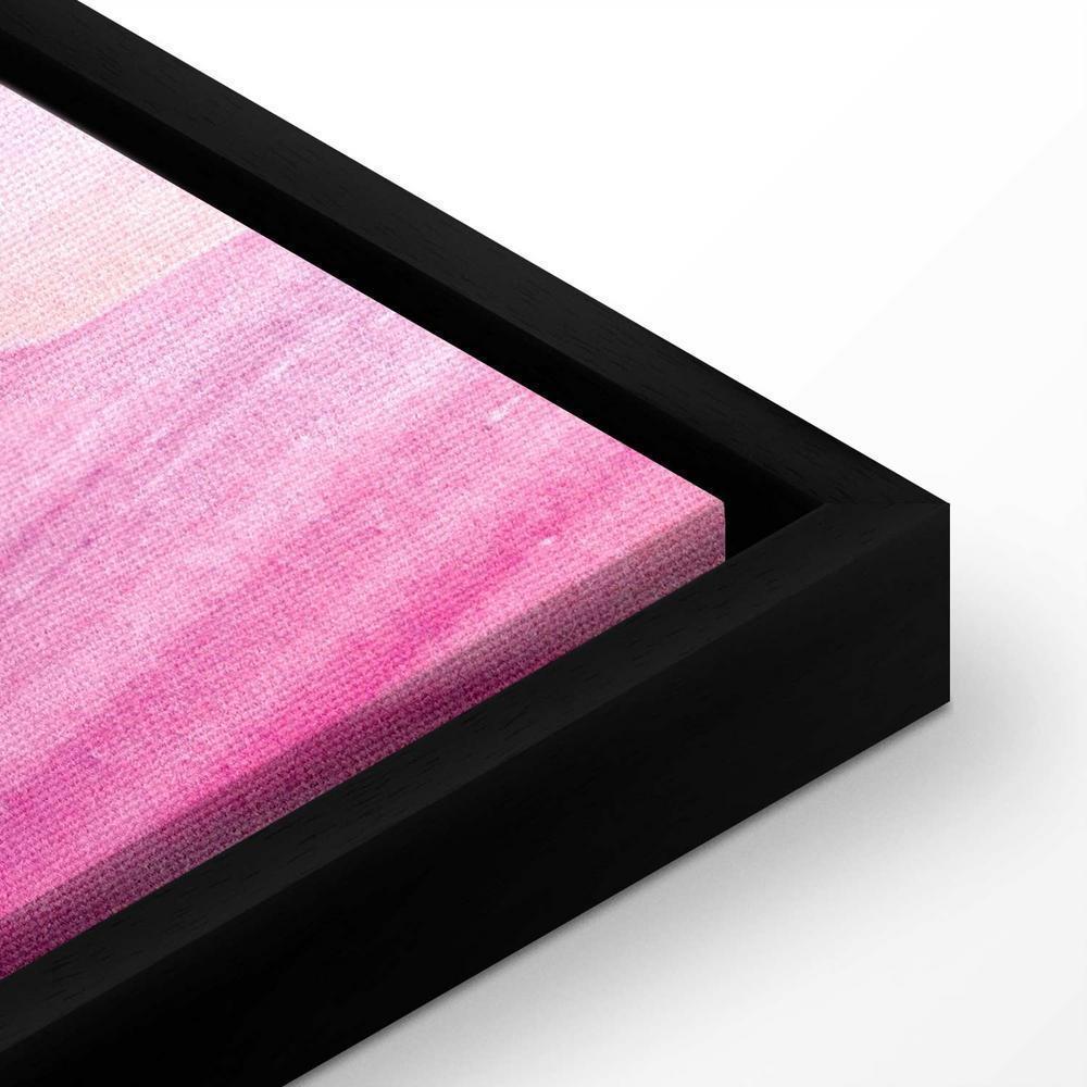 Canvas Print - Colorful Contrasts - Energetic Color Transitions in Shades of Pink