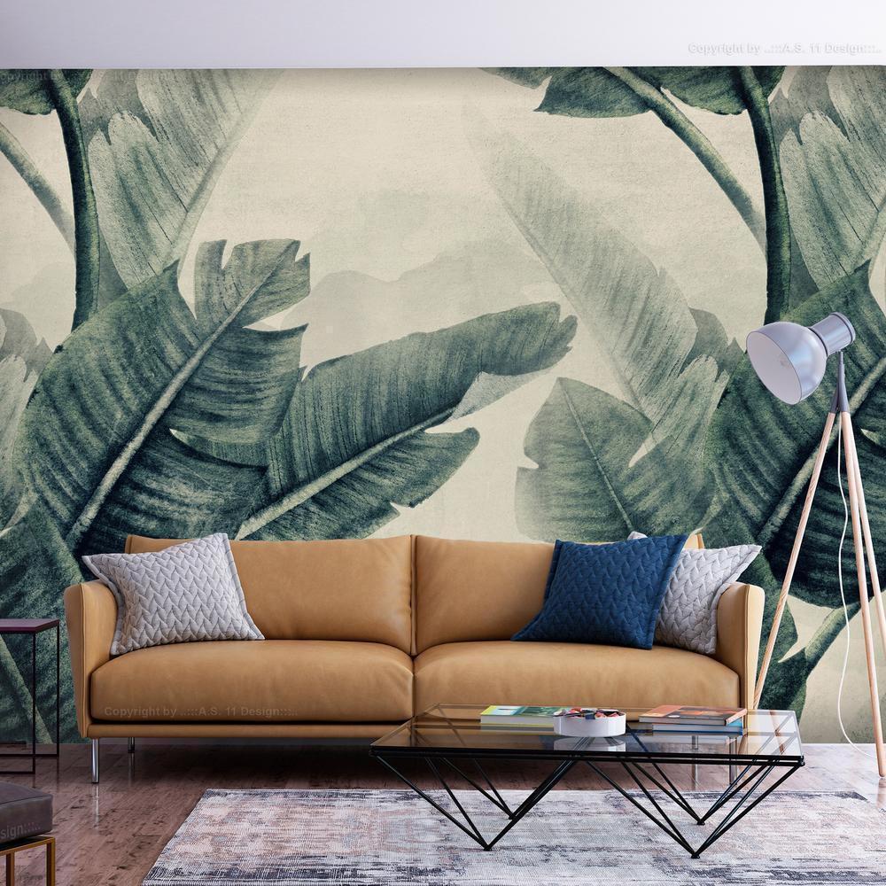 Wall Mural - Magic Plants - First Variant-Wall Murals-ArtfulPrivacy