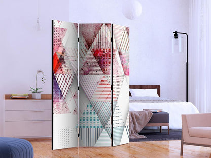 Decorative partition-Room Divider - Triangular World-Folding Screen Wall Panel by ArtfulPrivacy