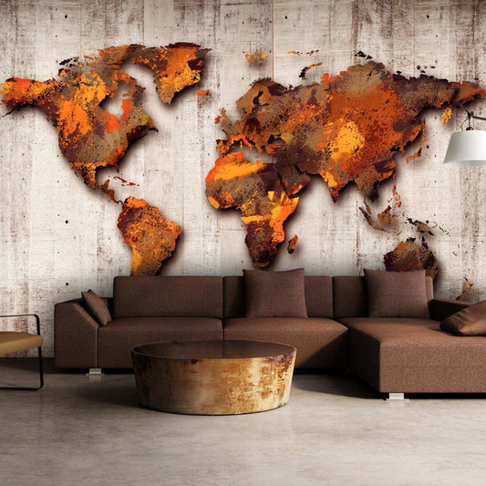 Wall Mural - World of Bronze-Wall Murals-ArtfulPrivacy