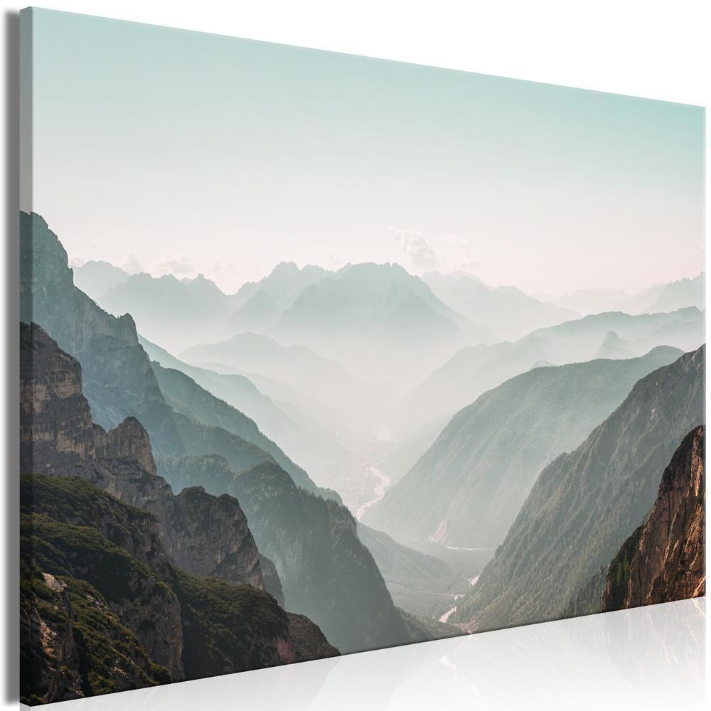 Canvas Print - Mountain Horizon (1 Part) Wide-ArtfulPrivacy-Wall Art Collection