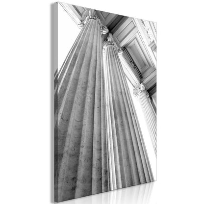 Canvas Print - Stone Columns (1 Part) Vertical-ArtfulPrivacy-Wall Art Collection