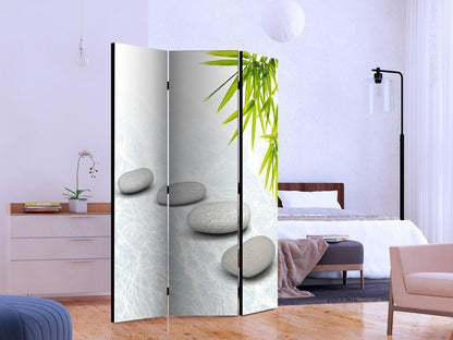 Decorative partition-Room Divider - Stoic Calm-Folding Screen Wall Panel by ArtfulPrivacy