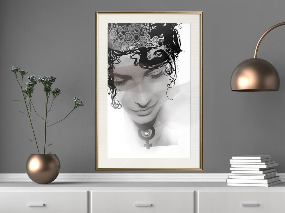 Wall Decor Portrait - Delicate Features-artwork for wall with acrylic glass protection