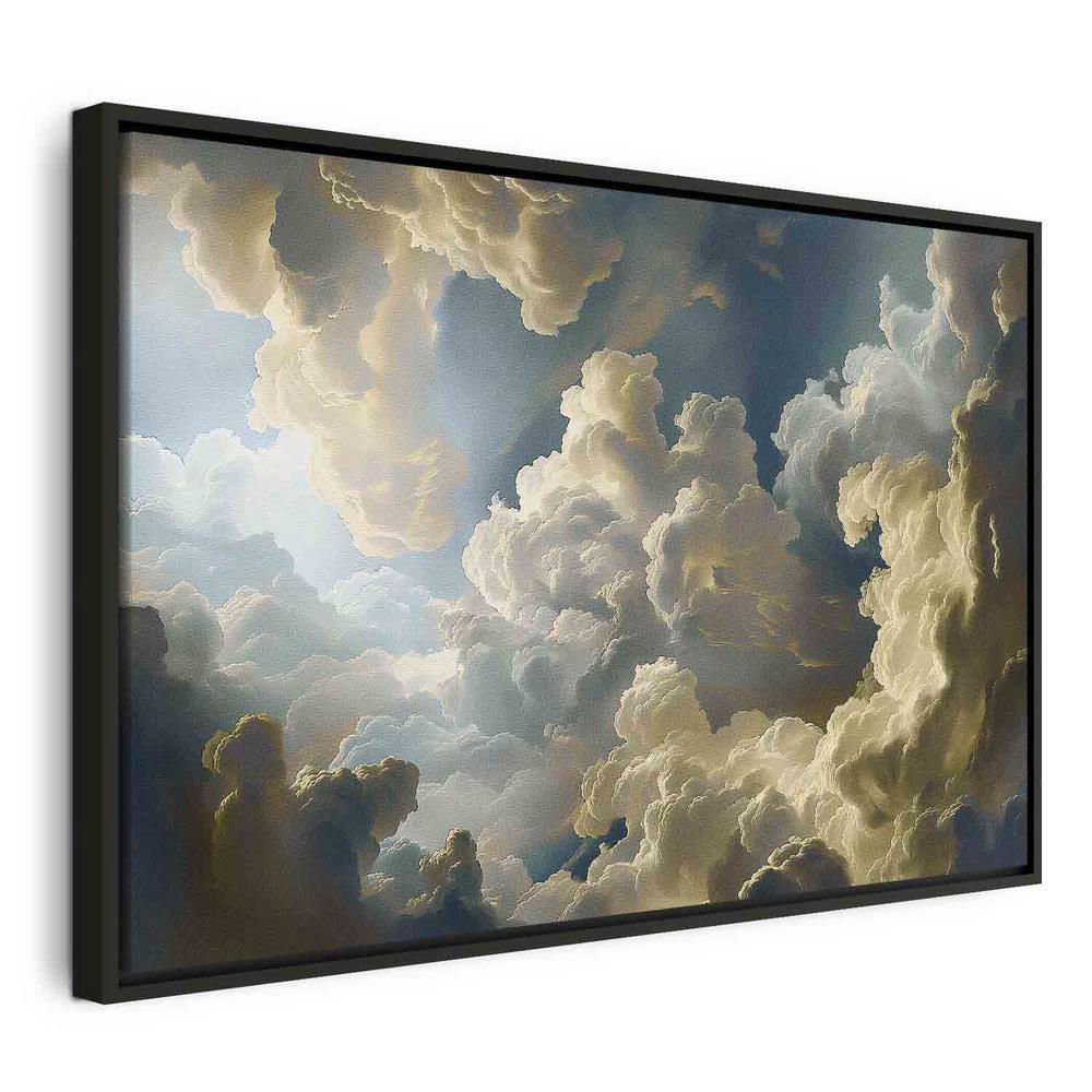 Canvas Print - Sun and Shadows: A Theatrical Display of Nature High Above the Earth