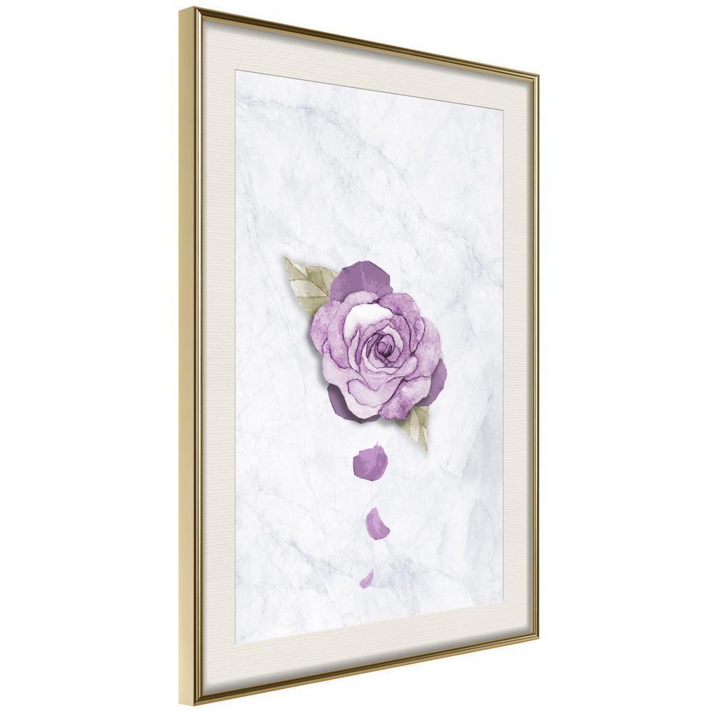 Botanical Wall Art - He Loves Me, He Loves Me Not...-artwork for wall with acrylic glass protection