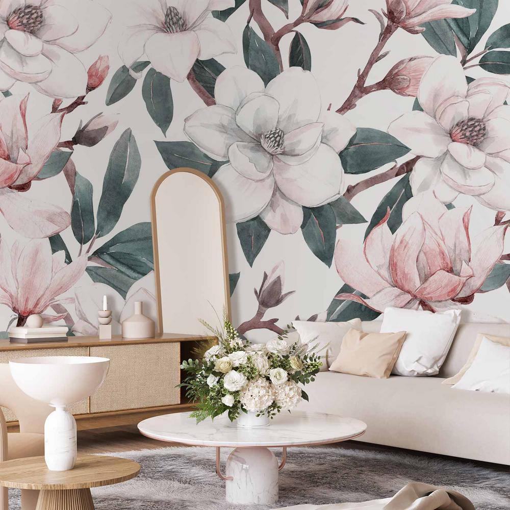 Wall Mural - Watercolor Magnolias - Second Variant