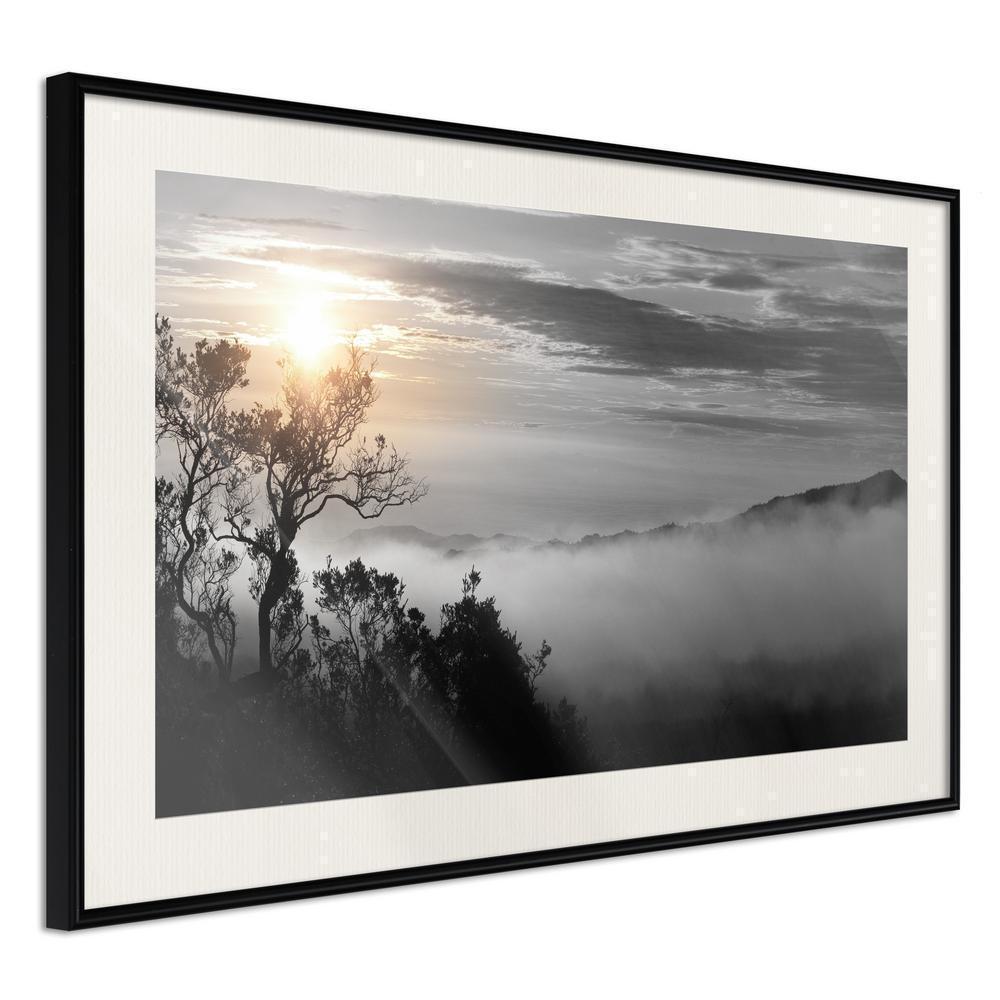 Framed Art - Fog Valley-artwork for wall with acrylic glass protection