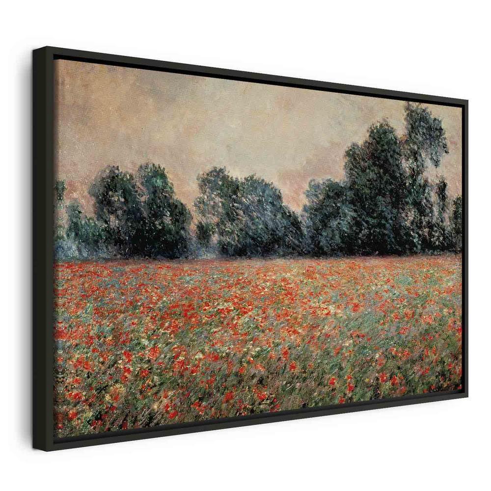 Canvas Print - Field with wild Poppies (Claude Monet)