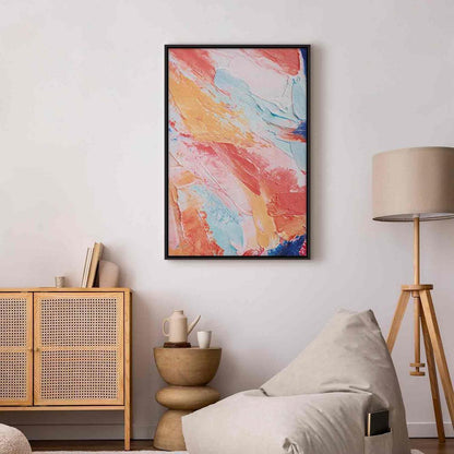 Canvas Print - Spring Shades - A Colorful Mix of Warm and Cool Tones on Canvas