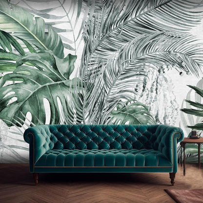 Wall Mural - Dense Jungle-Wall Murals-ArtfulPrivacy