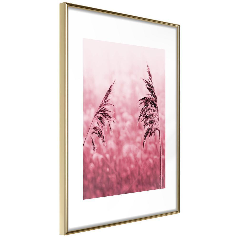 Framed Art - Amaranth Meadow-artwork for wall with acrylic glass protection