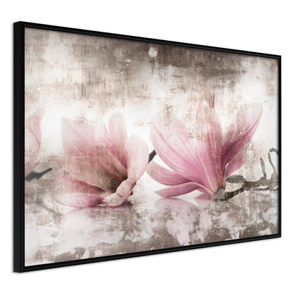 Botanical Wall Art - Picked Magnolias-artwork for wall with acrylic glass protection