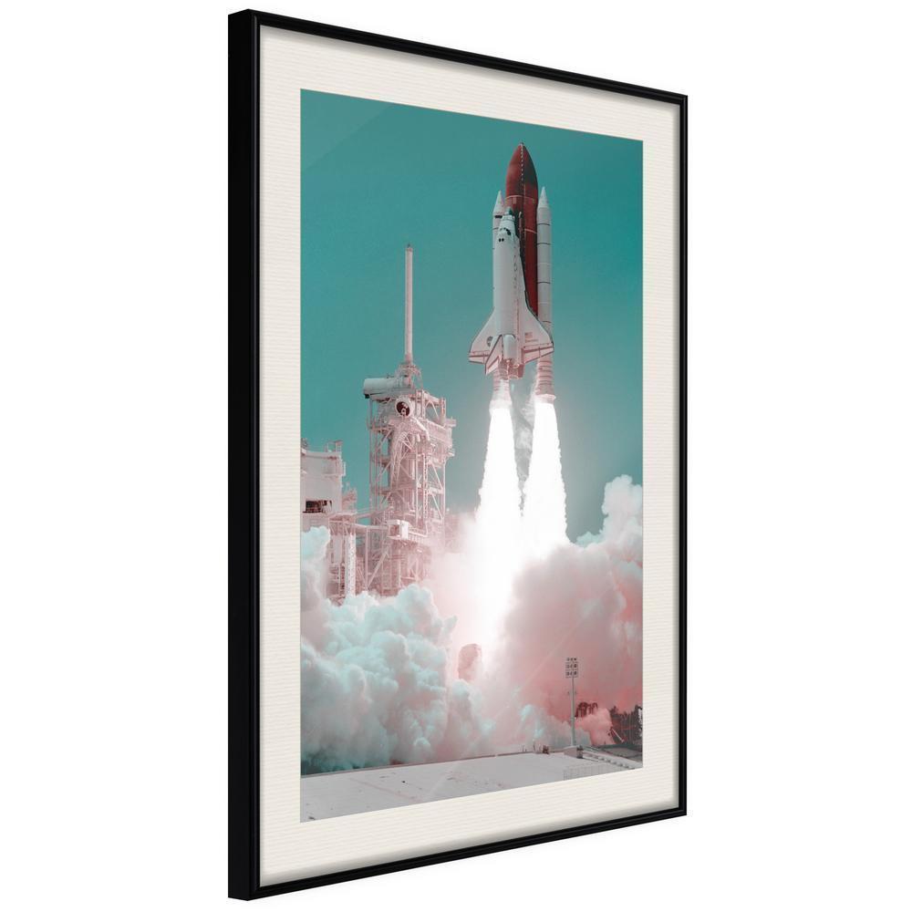 Photography Wall Frame - Leaving the Earth-artwork for wall with acrylic glass protection