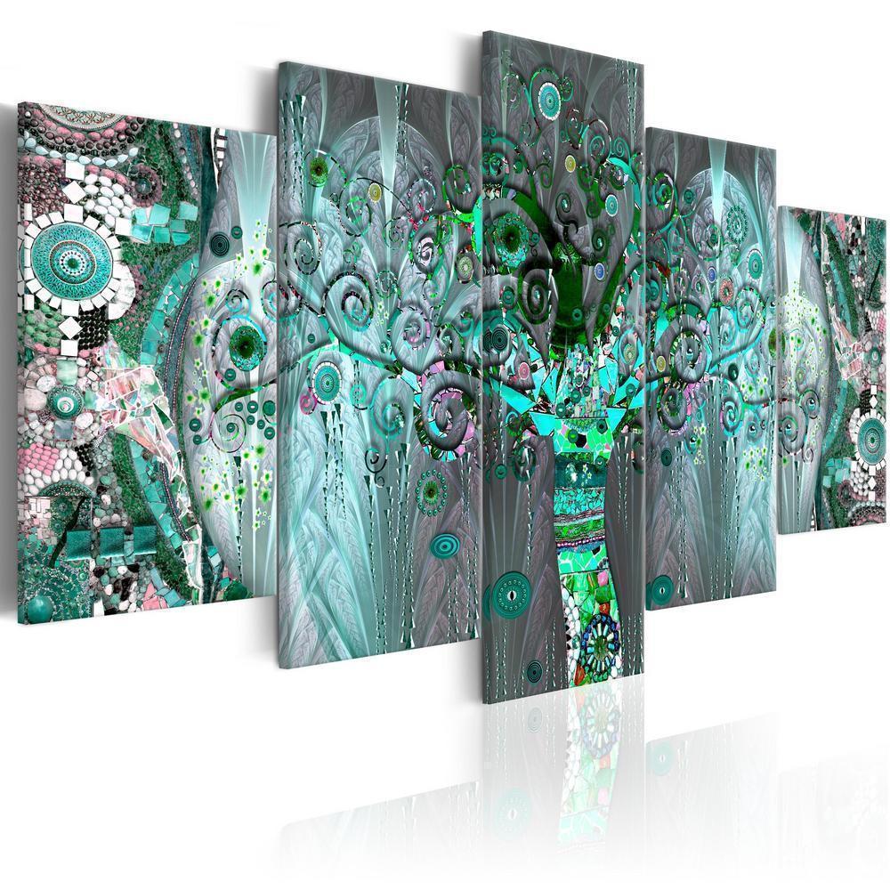 Canvas Print - Mosaic Tree-ArtfulPrivacy-Wall Art Collection