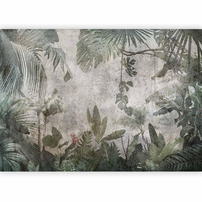 Papier peint - Forêt tropicale dans le brouillard