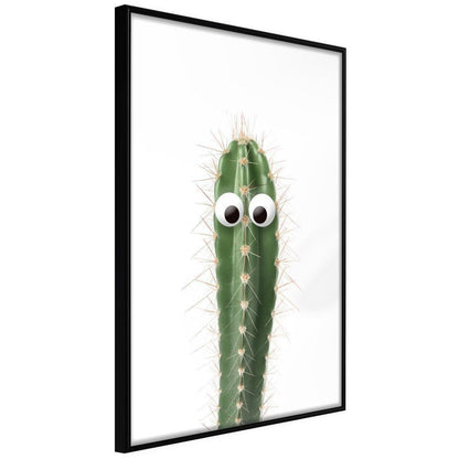 Botanical Wall Art - Funny Cactus I-artwork for wall with acrylic glass protection