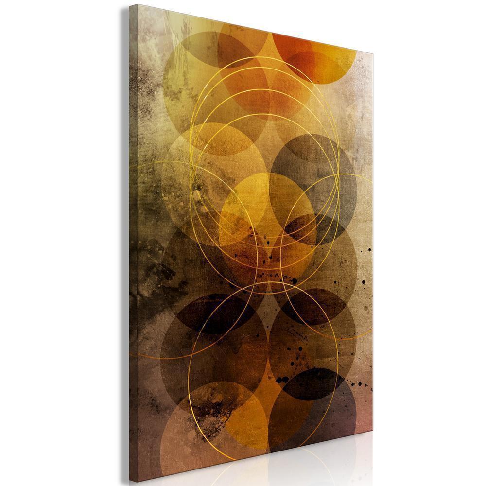 Canvas Print - Sun Journey (1 Part) Vertical-ArtfulPrivacy-Wall Art Collection