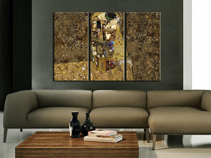 Canvas Print - Klimt inspiration - Kiss-ArtfulPrivacy-Wall Art Collection