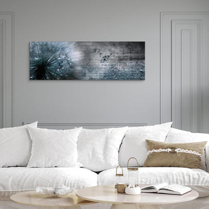 Canvas Print - Blue Dandelion-ArtfulPrivacy-Wall Art Collection