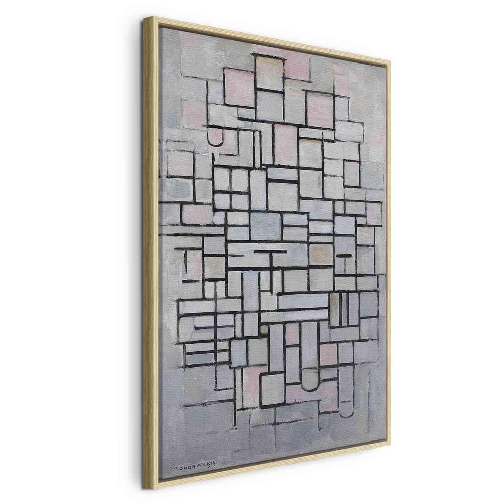 Impression sur toile - Composition n° IV (Piet Mondrian)