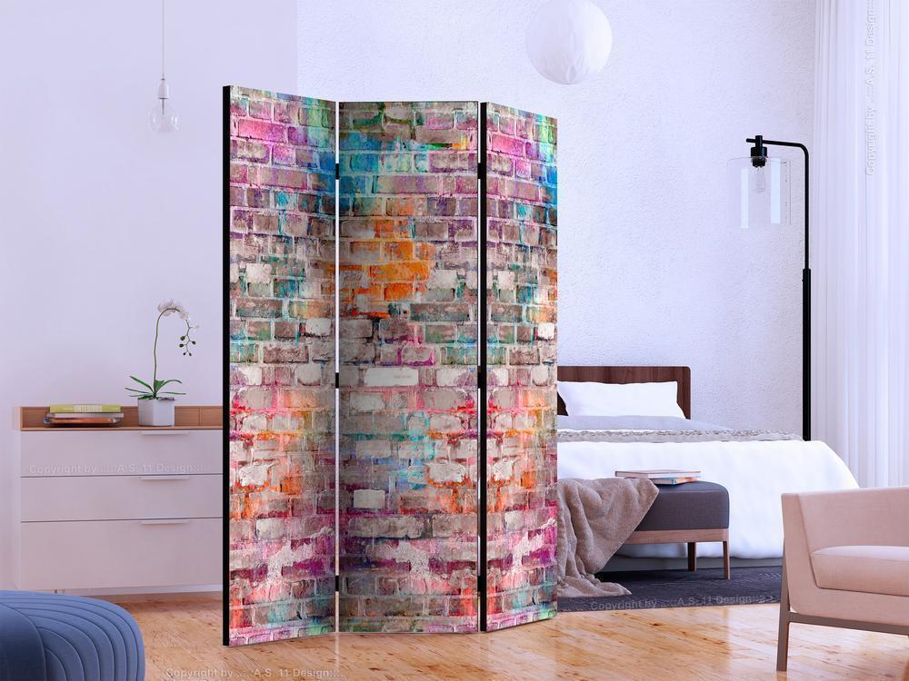 Decorative partition-Room Divider - Chromatic Wall-Folding Screen Wall Panel by ArtfulPrivacy