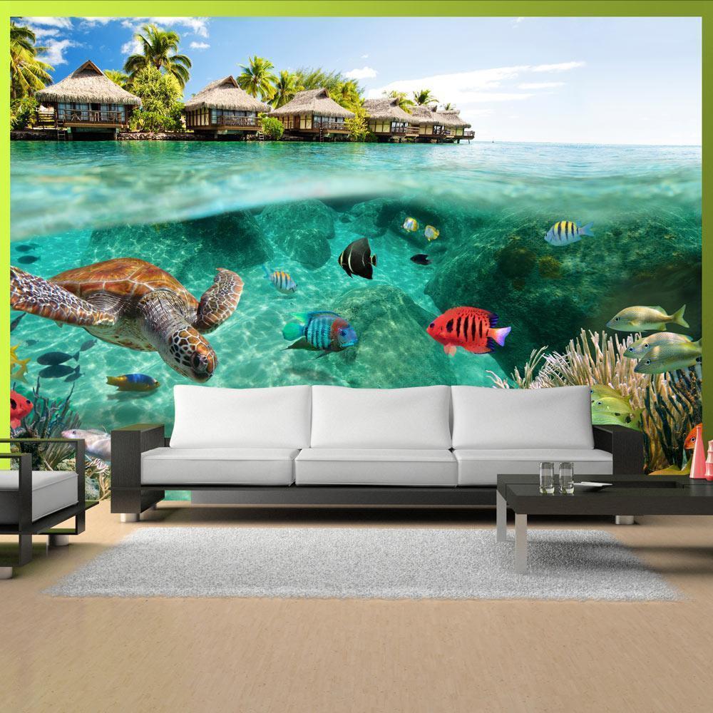 Wall Mural - Under the surface of water-Wall Murals-ArtfulPrivacy
