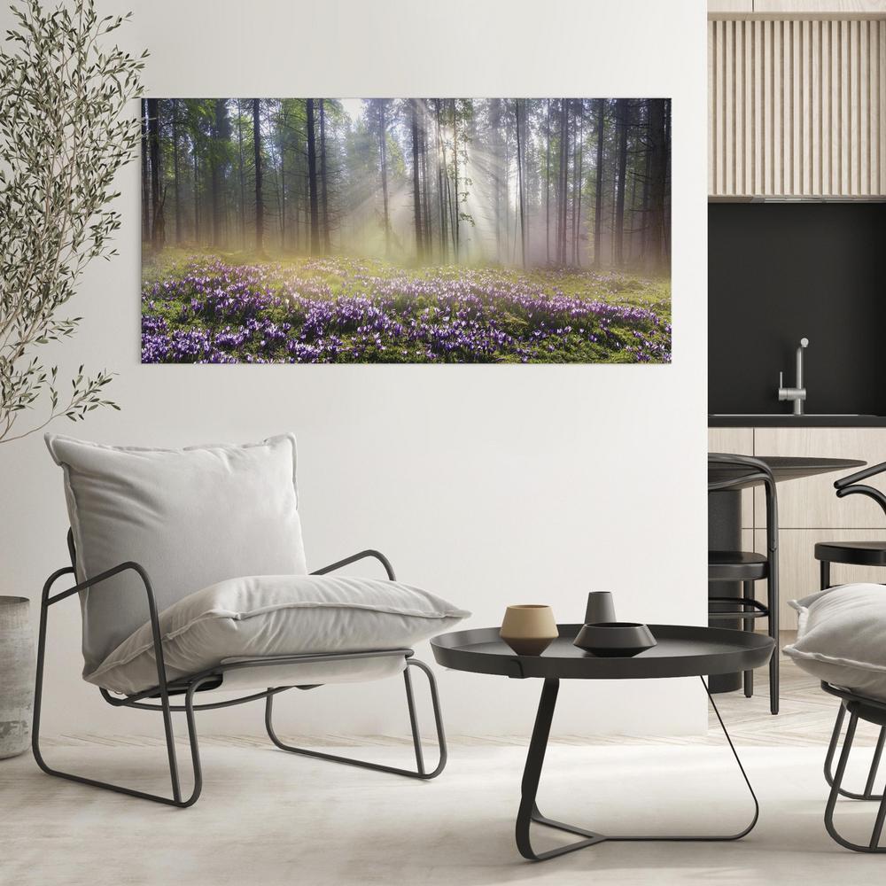 Canvas Print - Purple Meadow (1 Part) Wide-ArtfulPrivacy-Wall Art Collection