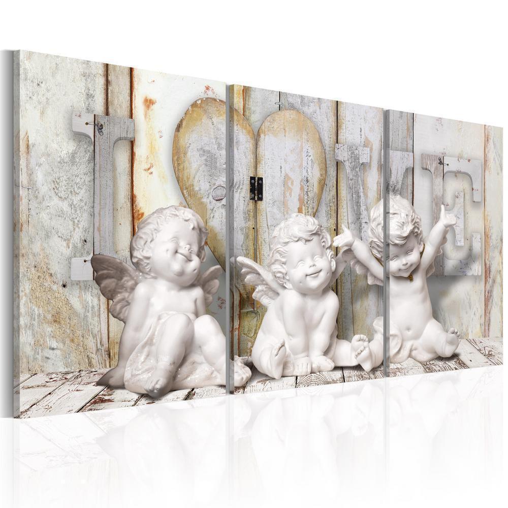 Canvas Print - Angelic Happiness-ArtfulPrivacy-Wall Art Collection
