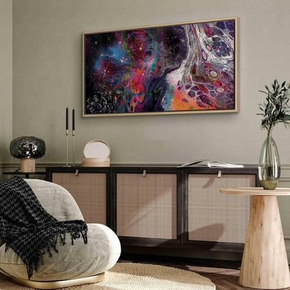 Canvas Print - Colourful Galaxy (1 Part) Wide