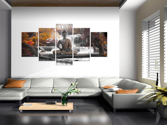 Canvas Print - Autumn Buddha-ArtfulPrivacy-Wall Art Collection