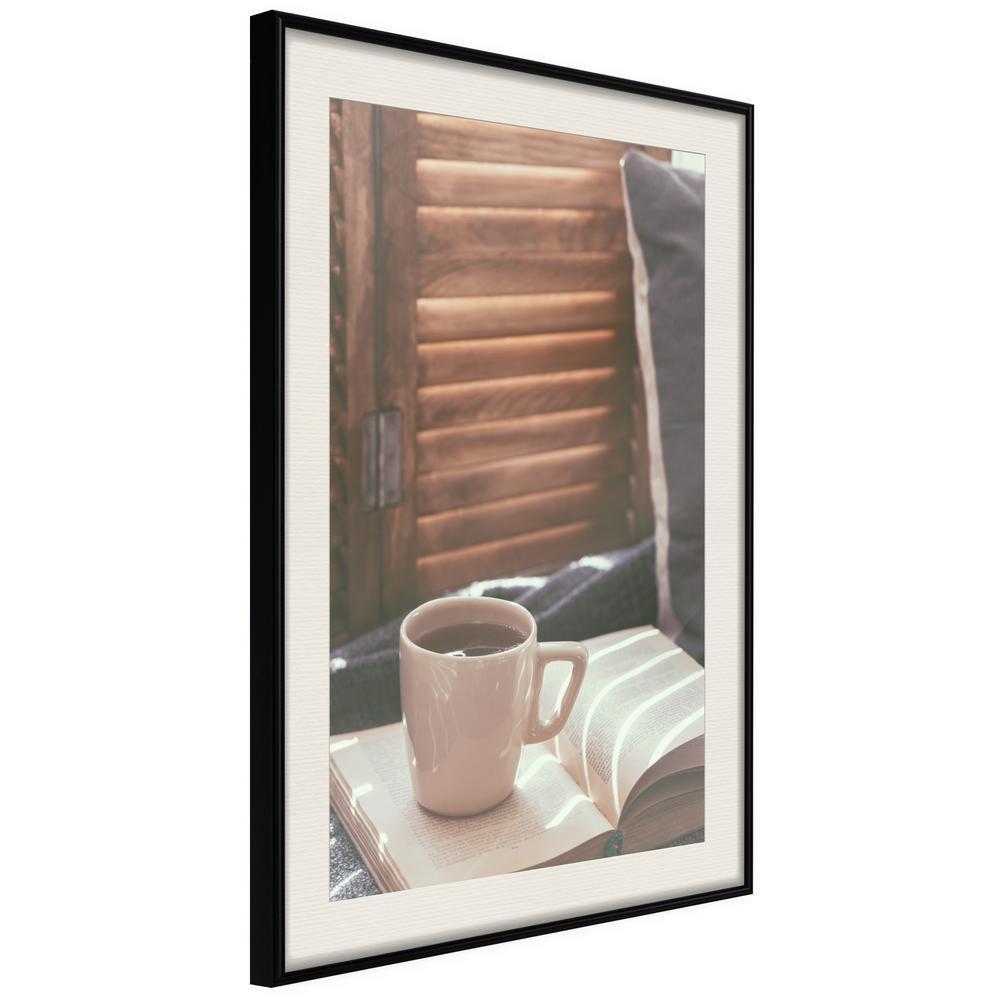 Winter Design Framed Artwork - Sunday Morning-artwork for wall with acrylic glass protection