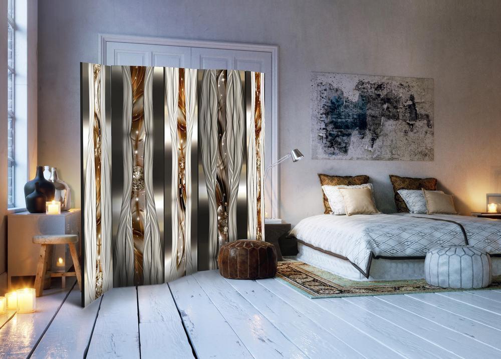Decorative partition-Room Divider - Artistic Expression II-Folding Screen Wall Panel by ArtfulPrivacy