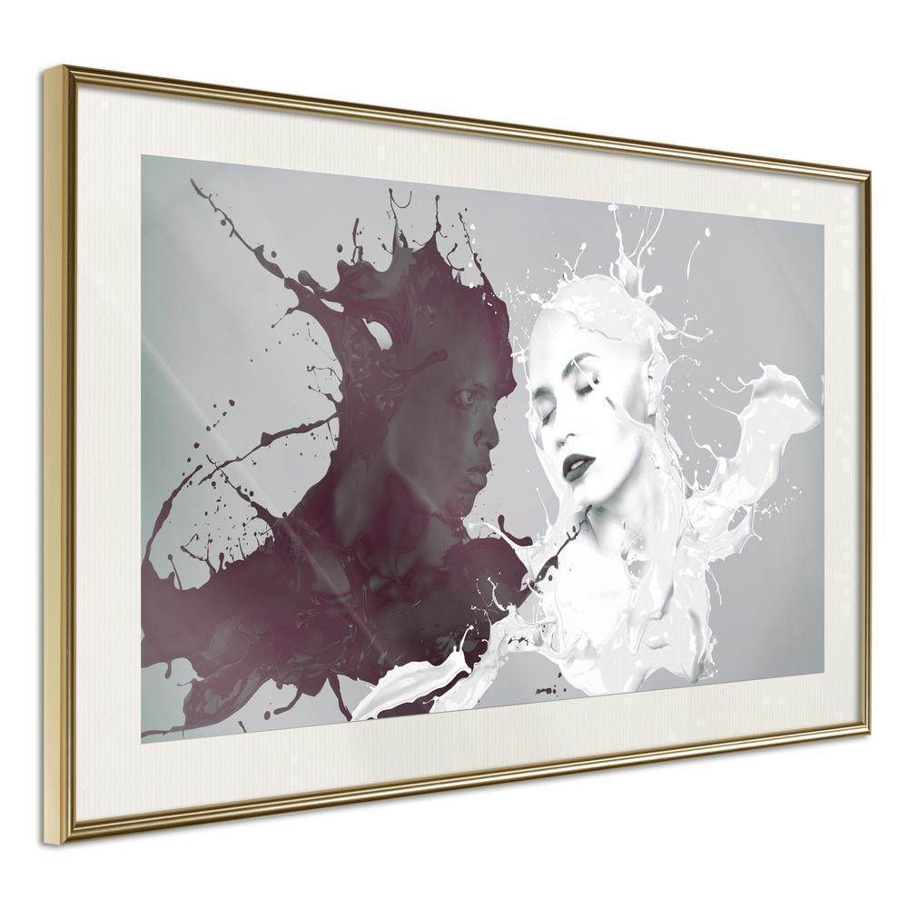 Wall Decor Portrait - Well-Matched Couple-artwork for wall with acrylic glass protection