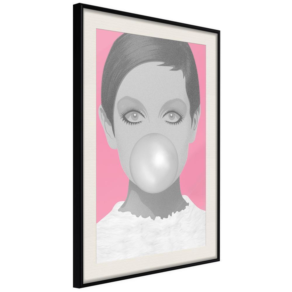 Wall Decor Portrait - Twiggy-artwork for wall with acrylic glass protection