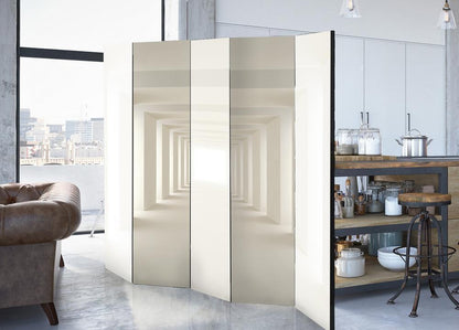Decorative partition-Room Divider - Into the Light II-Folding Screen Wall Panel by ArtfulPrivacy