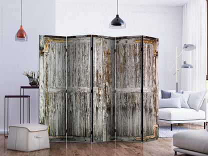 Decorative partition-Room Divider - The whispering door II-Folding Screen Wall Panel by ArtfulPrivacy