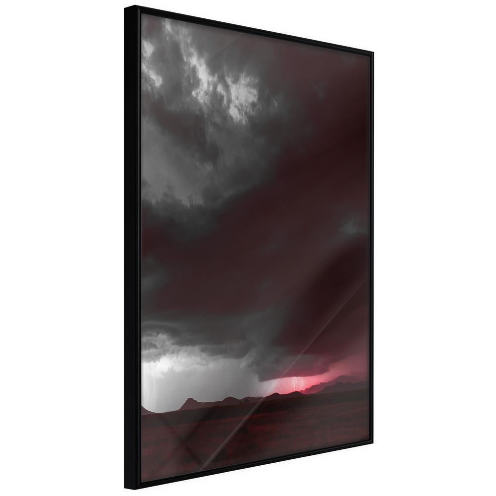 Framed Art - Dark Sky-artwork for wall with acrylic glass protection