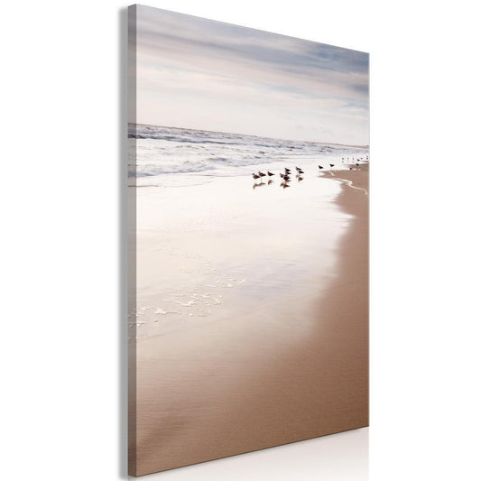 Canvas Print - Autumn Beach (1 Part) Vertical