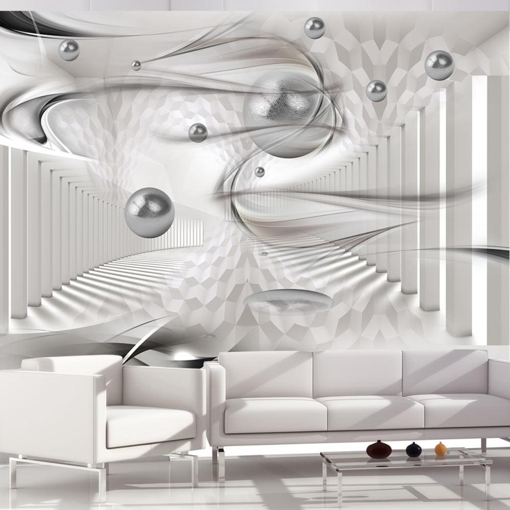 Wall Mural - White bullets-Wall Murals-ArtfulPrivacy