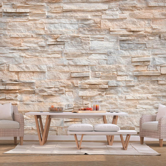 Wall Mural - Stony Gracefulness-Wall Murals-ArtfulPrivacy