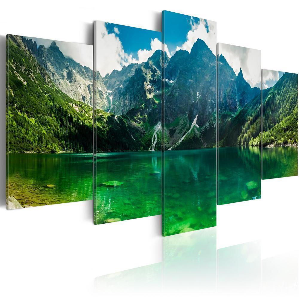 Canvas Print - Tranquility in the mountains-ArtfulPrivacy-Wall Art Collection