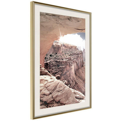 Framed Art - Beauty of the Canyon-artwork for wall with acrylic glass protection