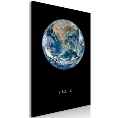 Canvas Print - Earth (1 Part) Vertical-ArtfulPrivacy-Wall Art Collection